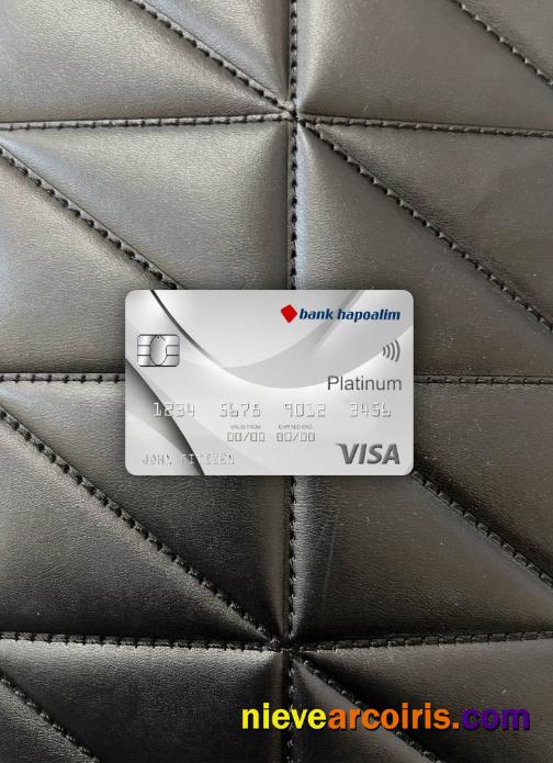 Israel Bank Hapoalim bank visa platinum card photolook